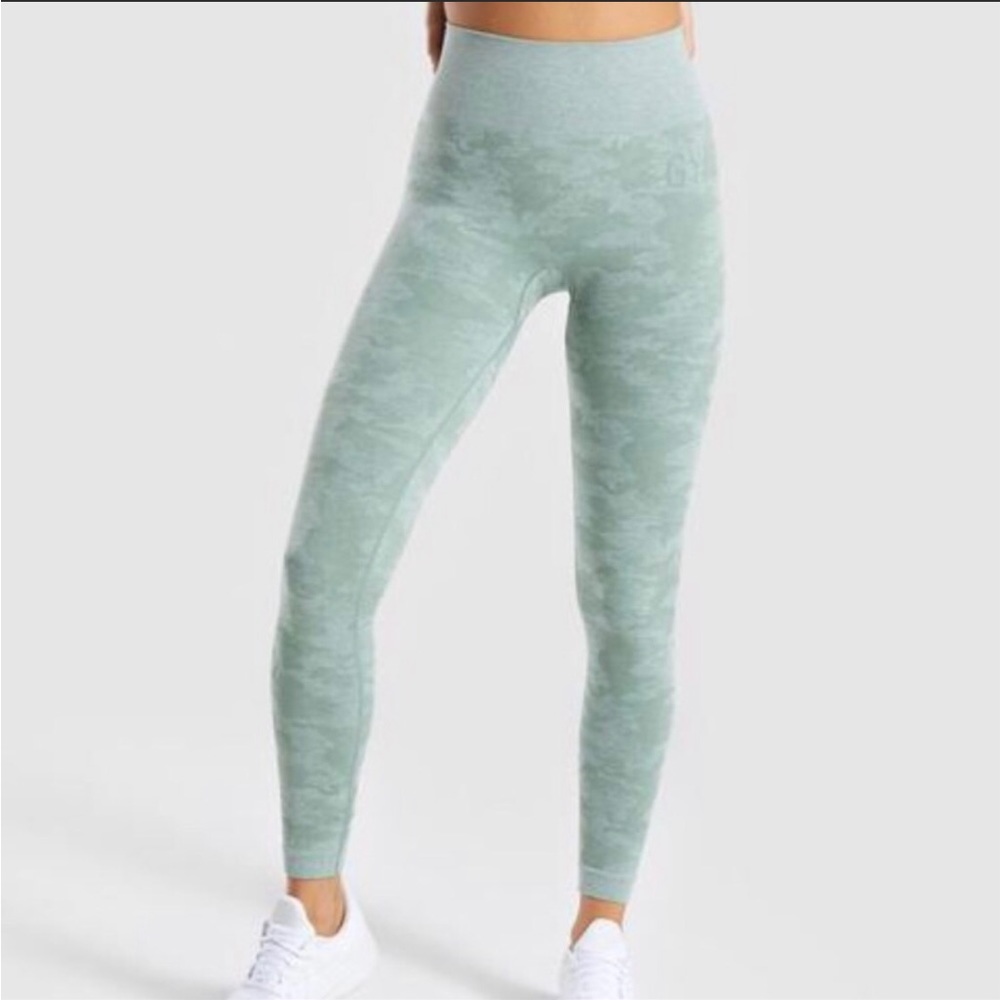 Gymshark Green Camo Leggings